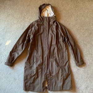 LLBean women’s raincoat, size M, Brown